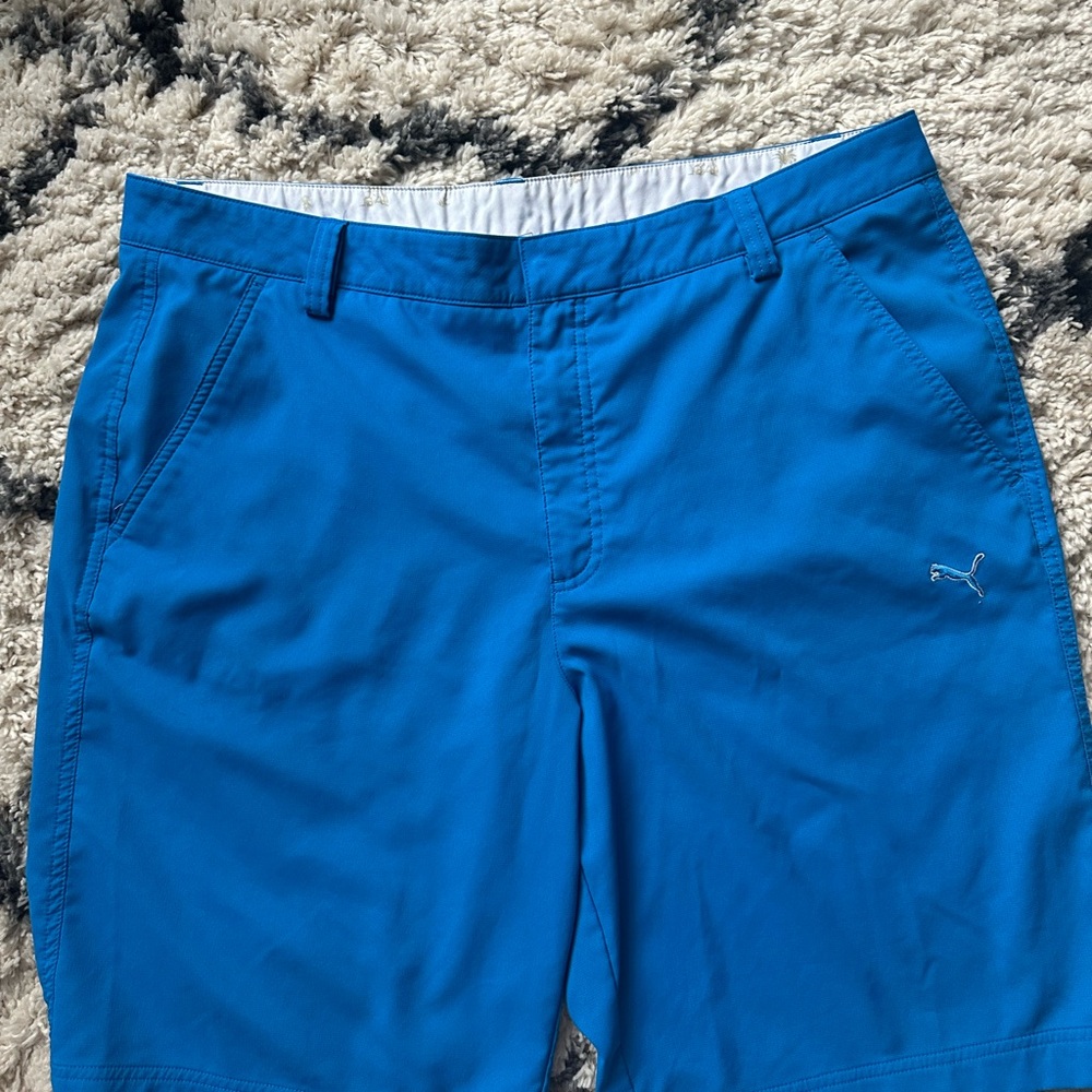 Puma Men’s Royal Blue Athletic Shorts